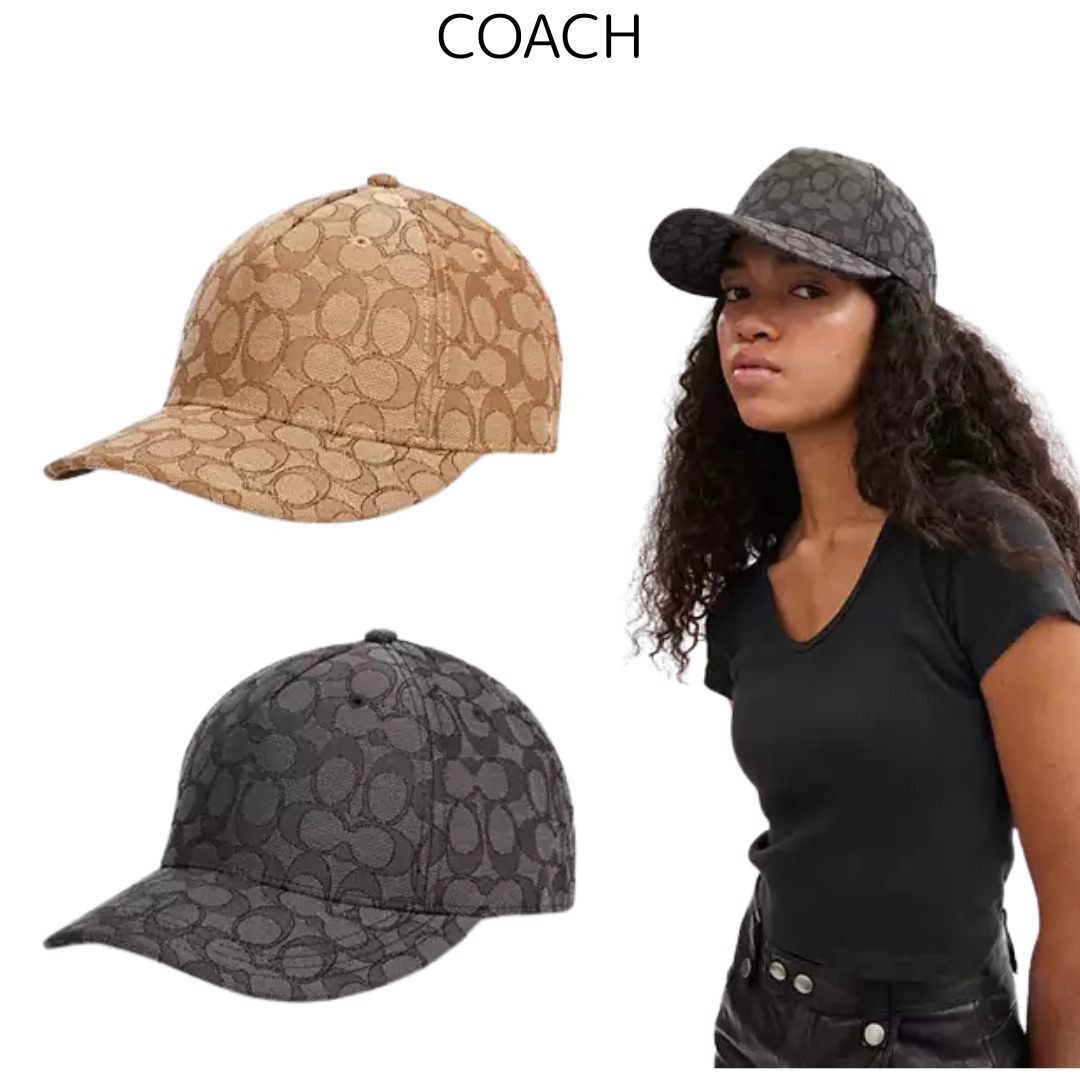 ＜COACH＞シグネチャー ジャカード ベースボール ハット