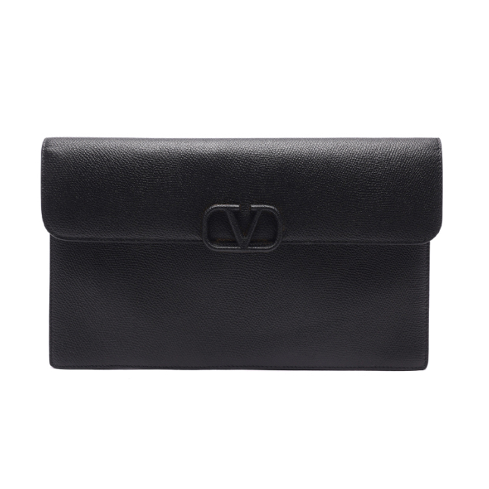 関税負担なし☆VALENTINO ヴァレンティノ Vロゴ クラッチ