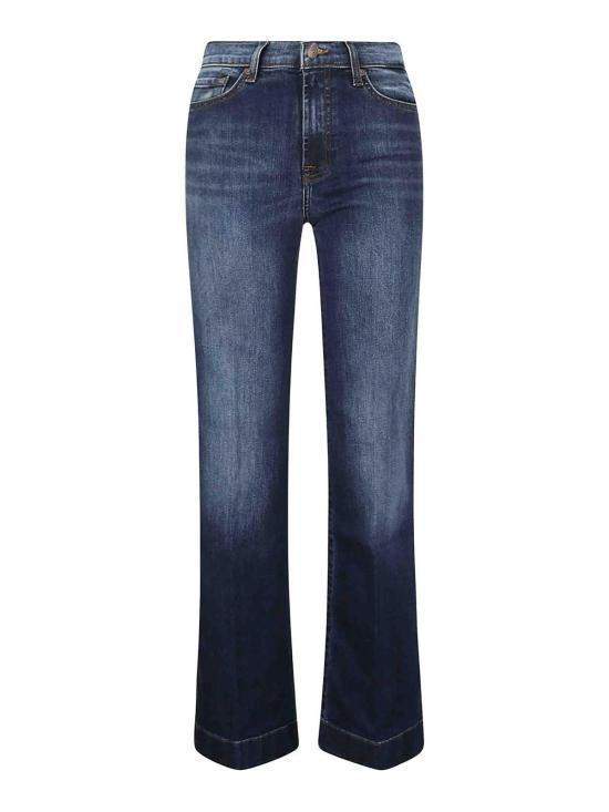 パンツ 7 FOR ALL MANKIND Women Straight Pants JSWD44A0GYDARK Blue