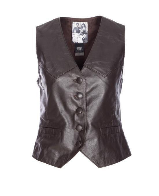ベスト・ジレ PINKO Women Vests 105089 A2JNM21 Brown