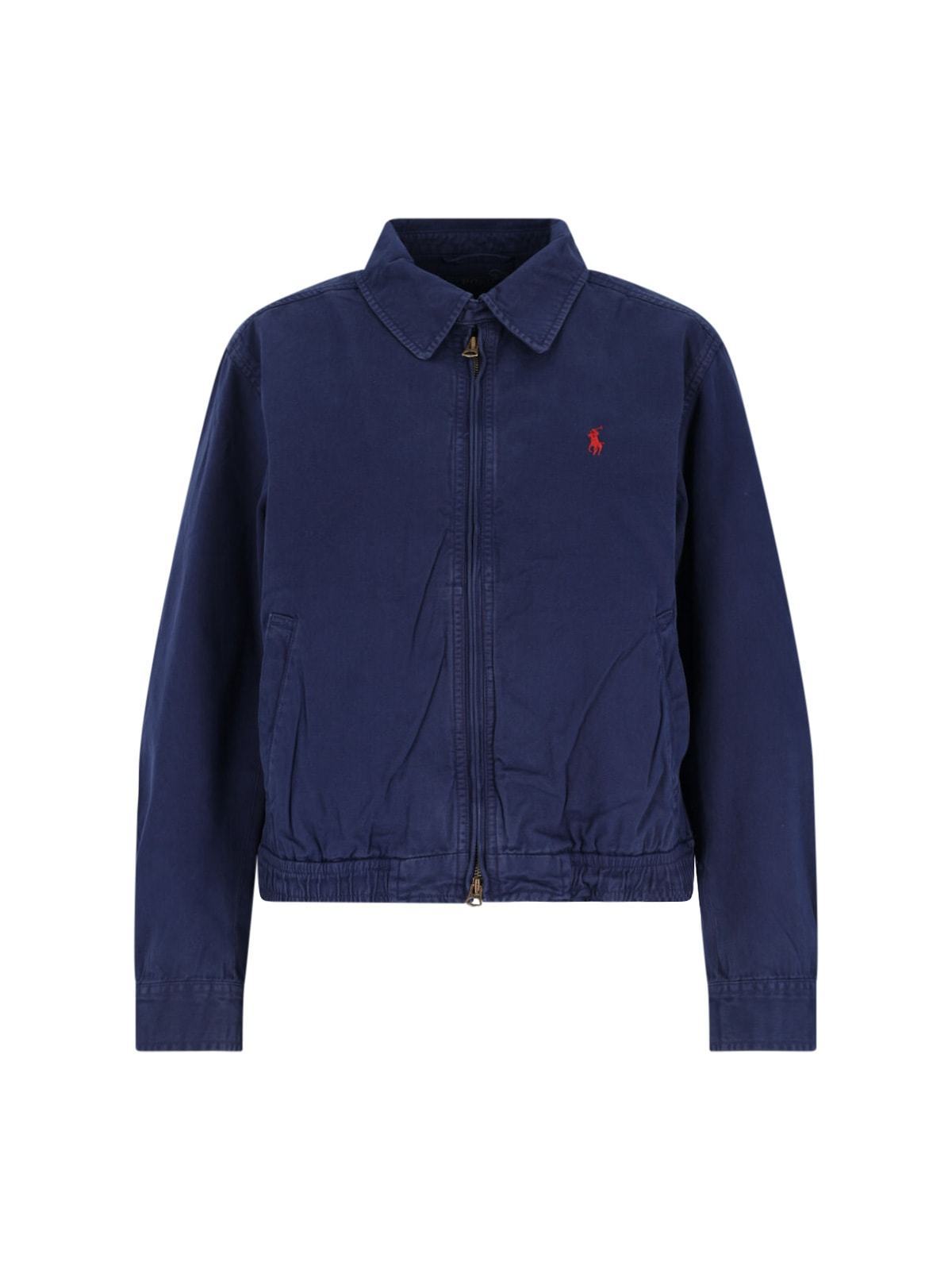 【送料&関税込】Polo Ralph Lauren Logo Zip Jacket
