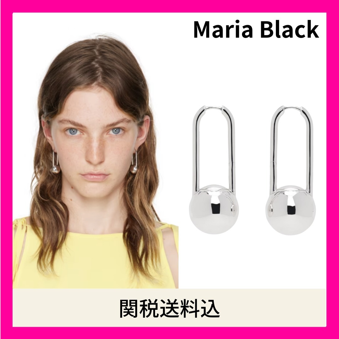【Maria Black】関税送料込★Grosse Schlesi ピアス シルバー