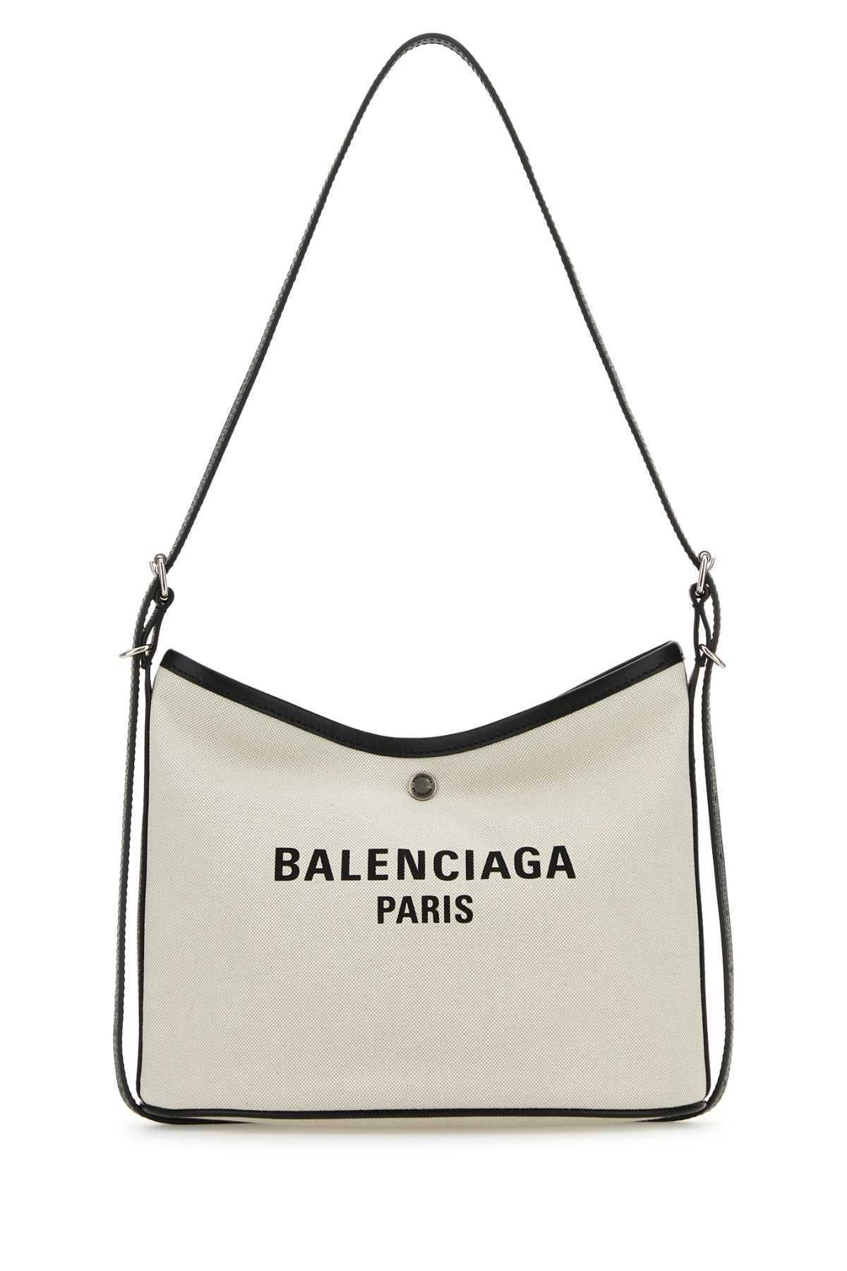 【送料&関税込】Balenciaga Chalk Canvas Biarri Crossbody Bag