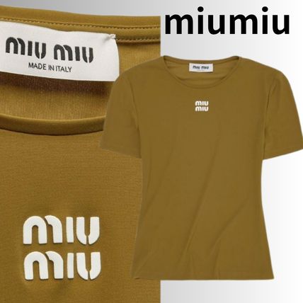 ブラウン（茶色）系 MiuMiu(ミュウミュウ) Tシャツ・カットソー