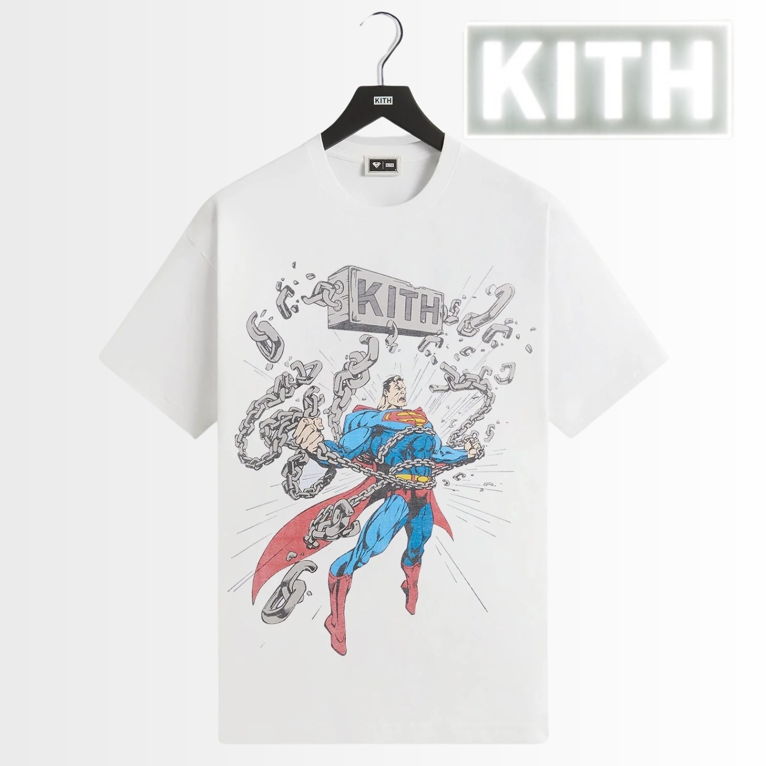 KITH キス Superman スーパーマン Chains Vintage Tシャツ