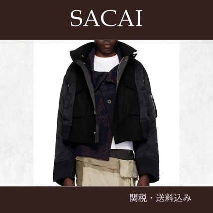 ボンバージャケット sacai(サカイ) ジャケット(レディース