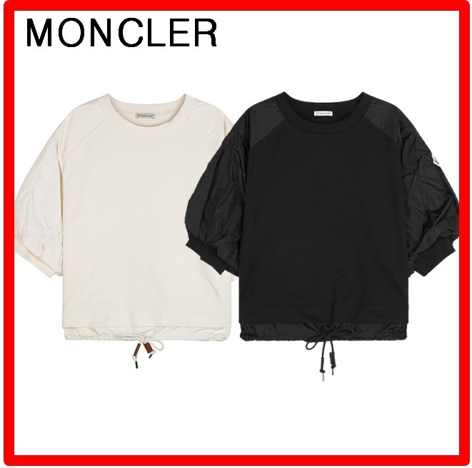 ☆人気☆【MONCLER】☆ロゴパッチ パフスリーブ Tシャツ☆