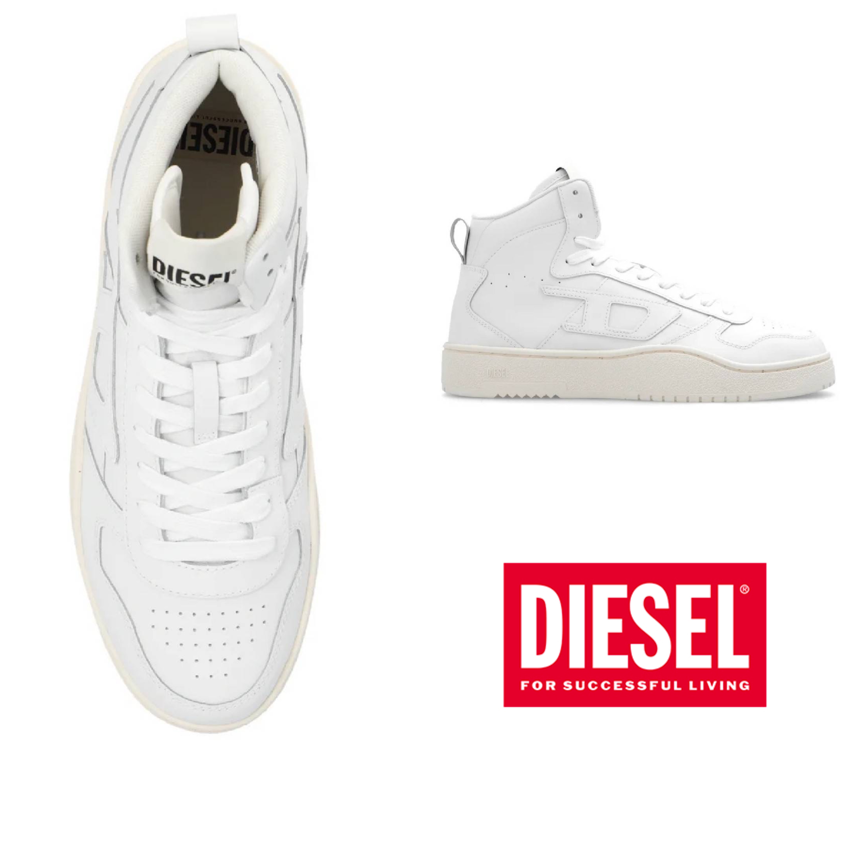 Diesel ディーゼル S-Ukiyo V2 ミッドトップ スニーカー