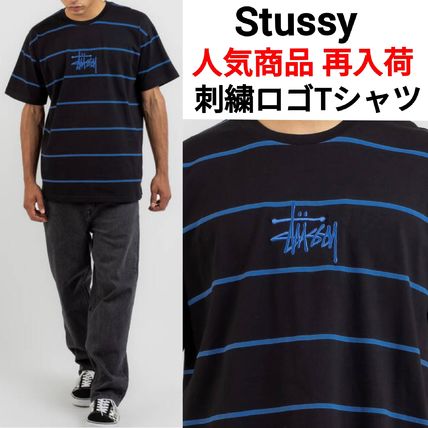ボーダー STUSSY(ステューシー) Tシャツ・カットソー(メンズ
