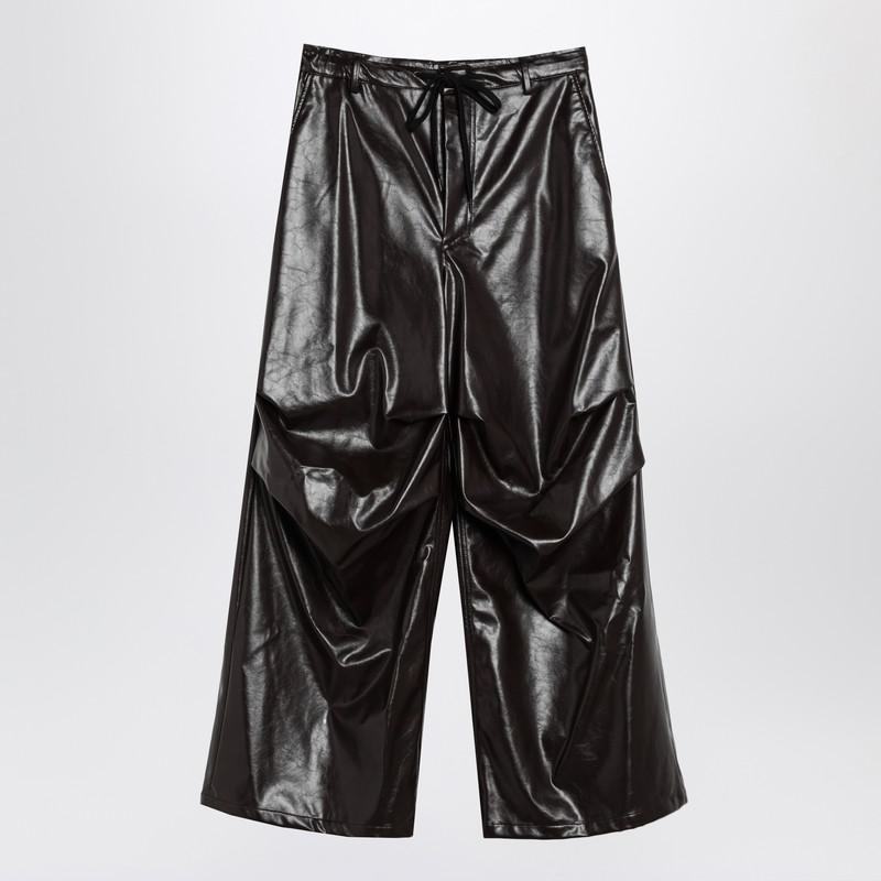 【関税＆送料込み】Mm6 Maison Margiela Shiny Burgundy Wide
