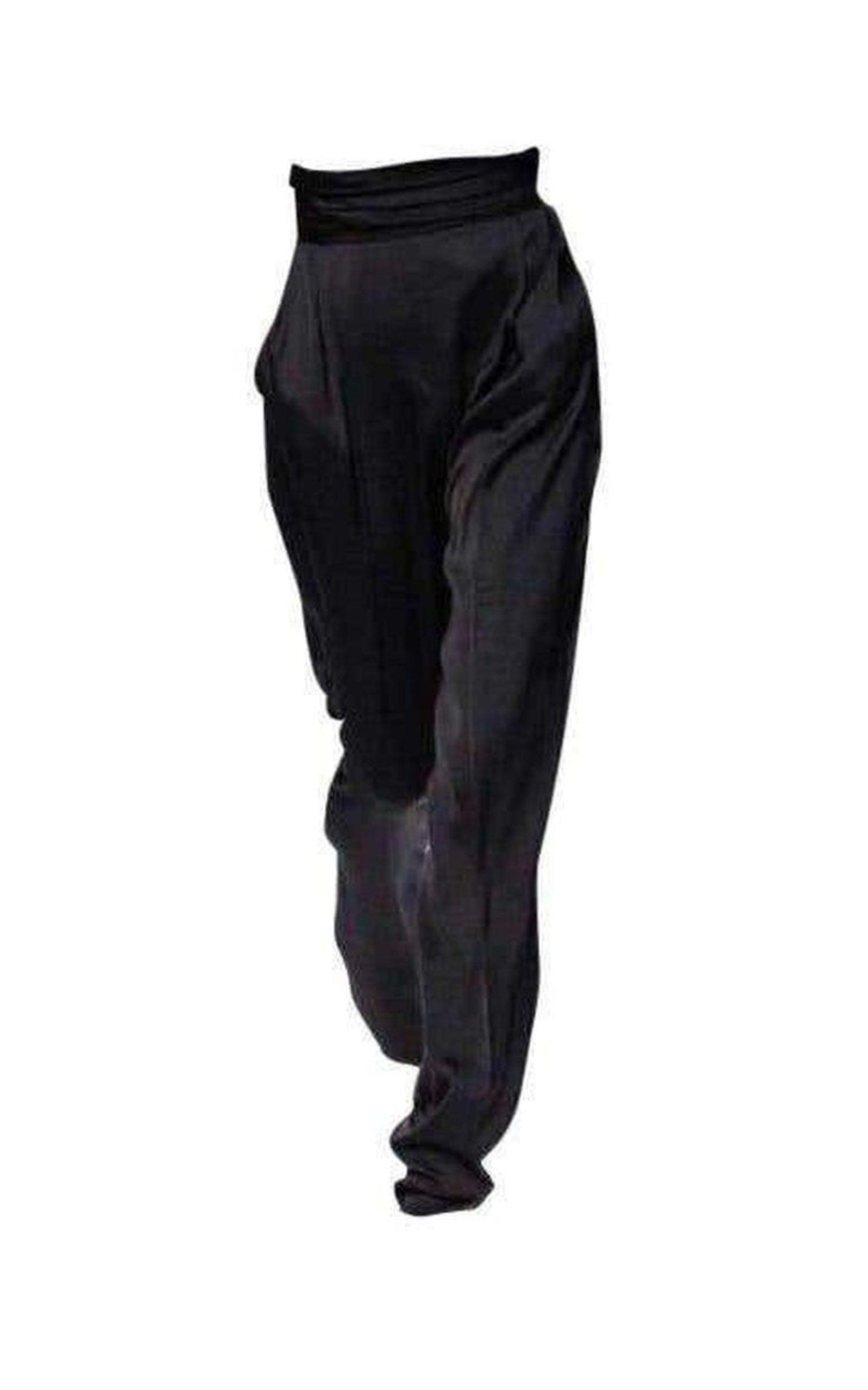 パンツ Black High Waisted Tuxedo Pants