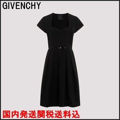 国内発 GIVENCHY スウィートハートネック半袖ショートドレス