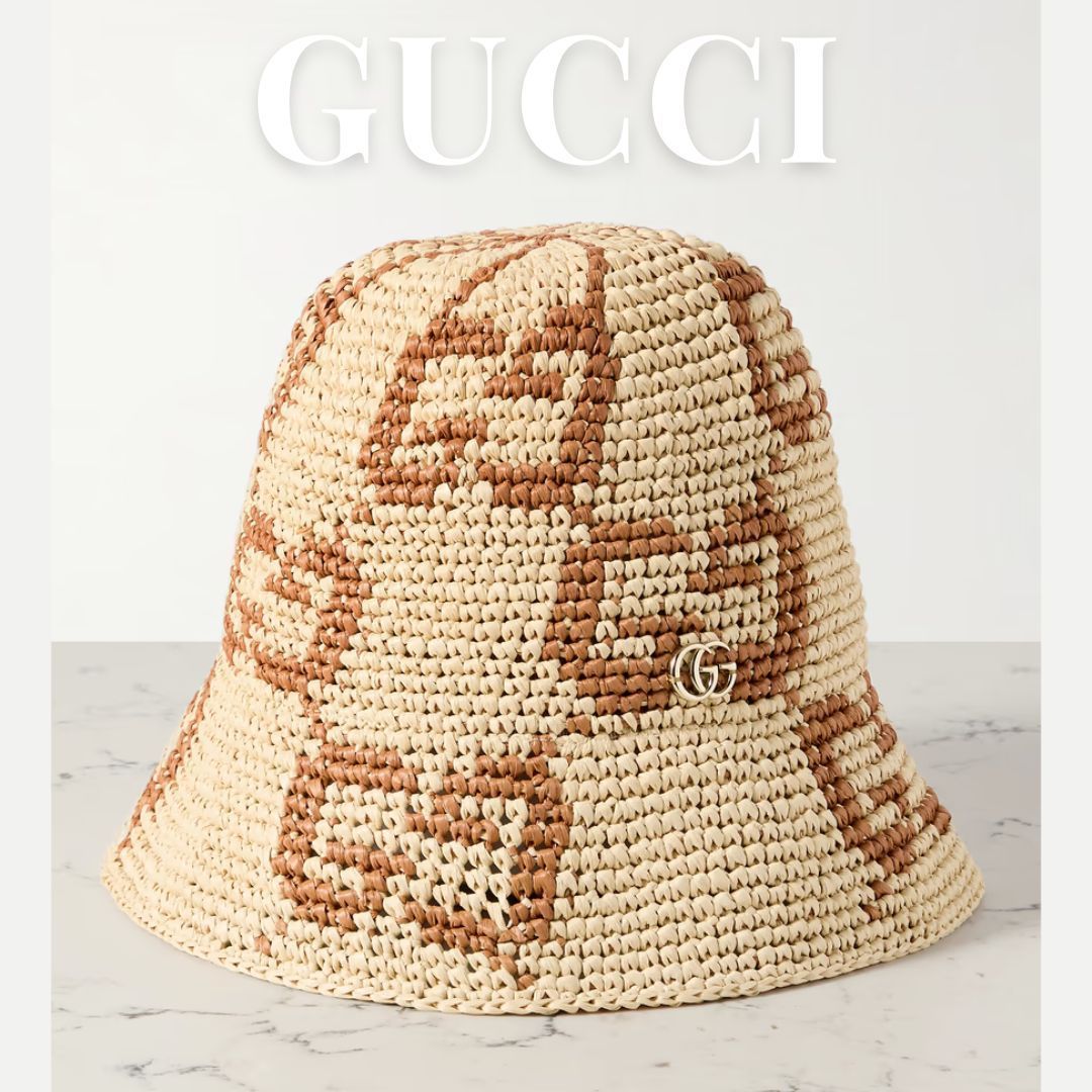 【GUCCI】ストローバケットハット 夏の主役アイテム♪