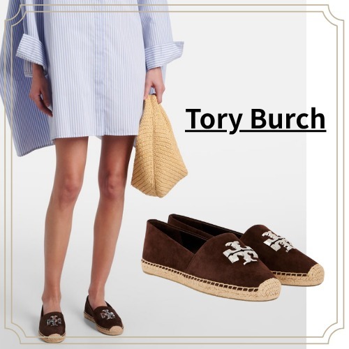 【Tory Burch】ダブル T スエード エスパドリーユ
