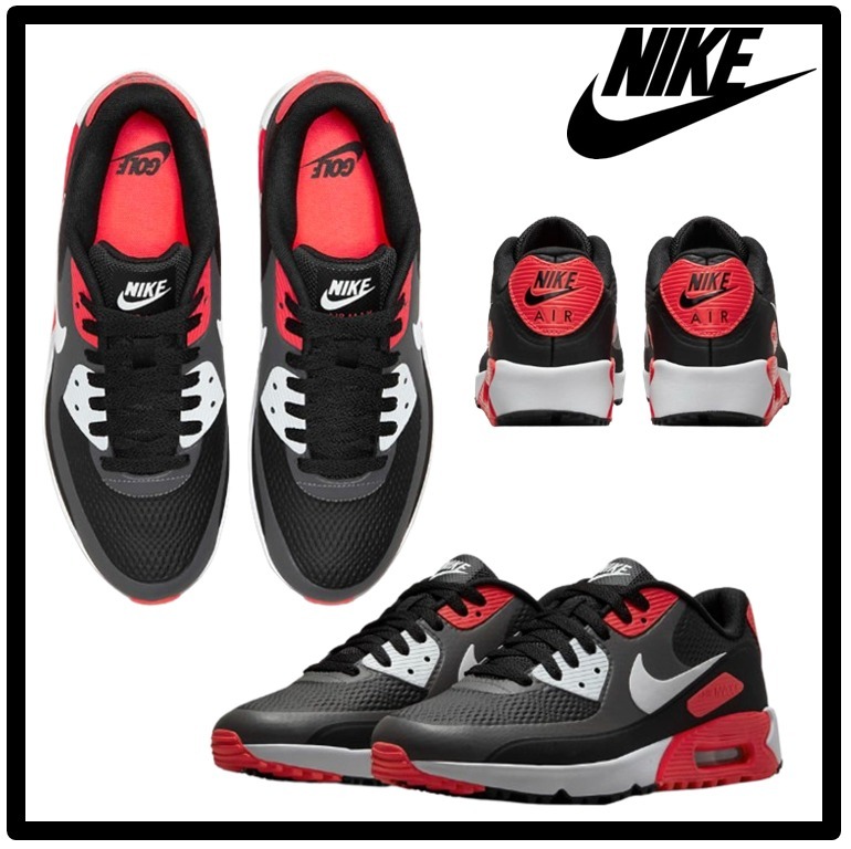 ★関税込★NIKE★AIR MAX 90 GOLF★IRON GREY INFRARED 23★