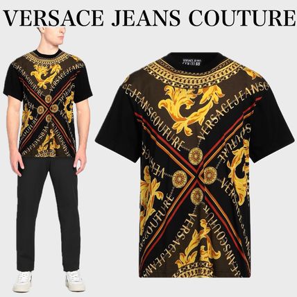 ヴェルサーチ ジーンズ VERSACE JEANS スリムフィット Tシャツ VERSACE JEANS COUTURE ヴェルサーチ レギュラーフィット T