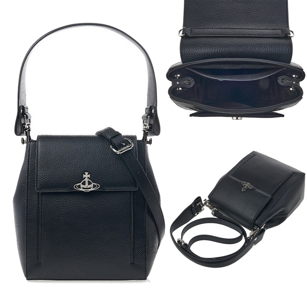 Vivienne Westwood★関税込 2WAY ORBロゴ スモールハンドバッグ