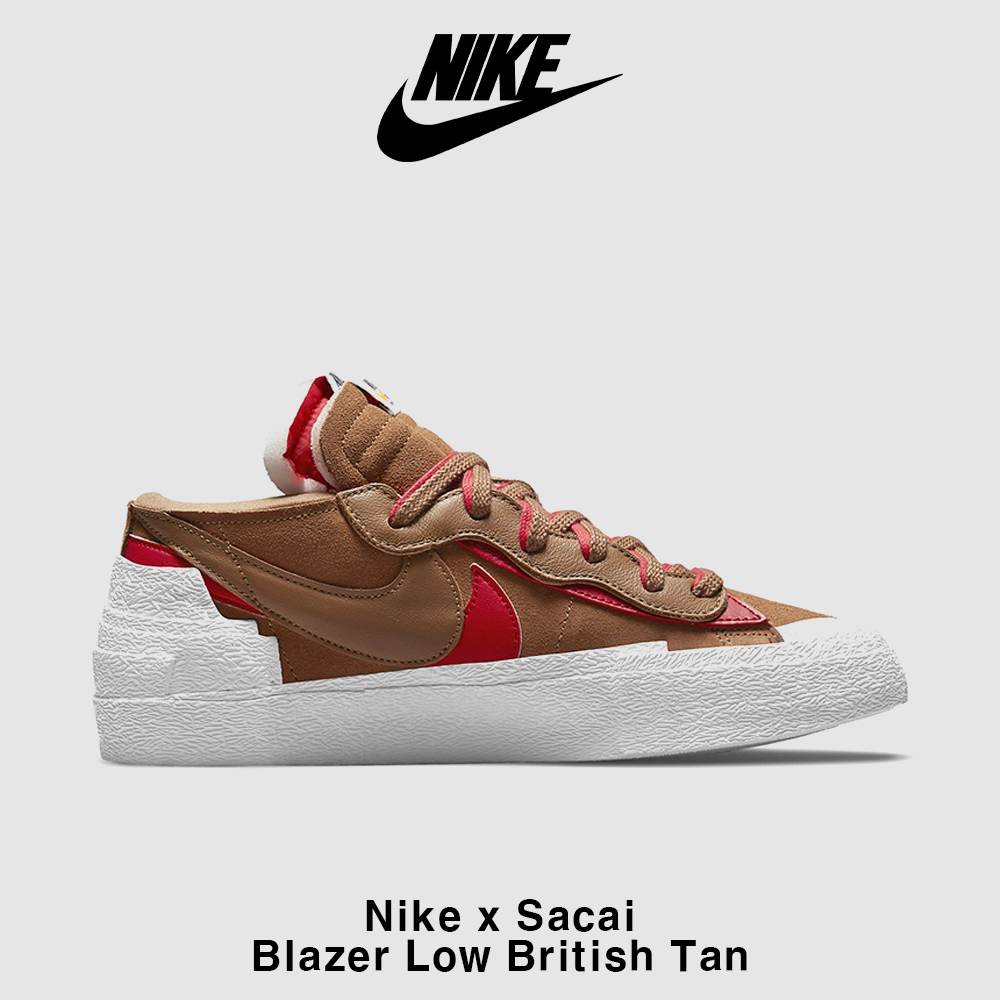 【Nike x Sacai】Blazer Low British Tan ★人気 コラボ 23-30★