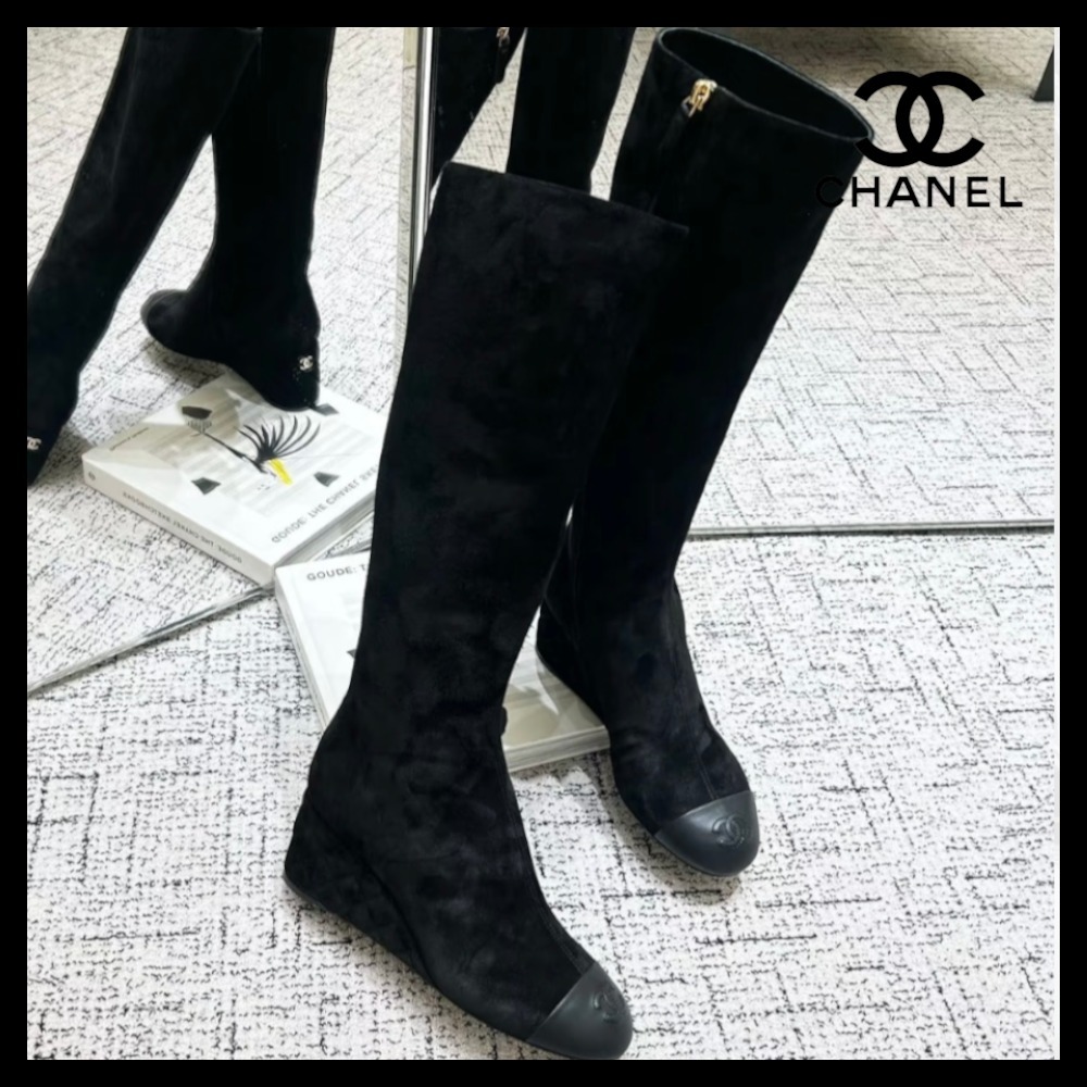 【秋冬に大活躍♪】CHANEL★ロングブーツ