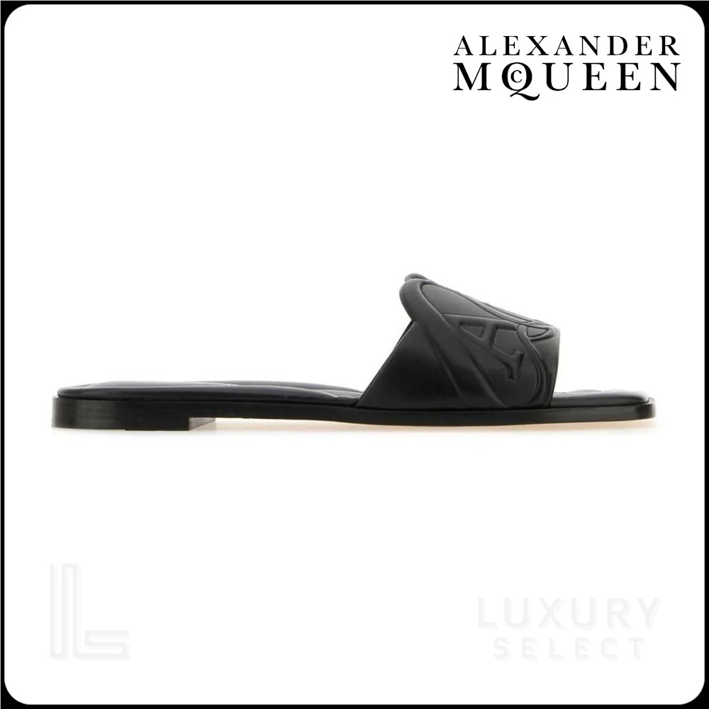 【Alexander McQueen】SEAL FLAT SANDAL◆780714WIEAD