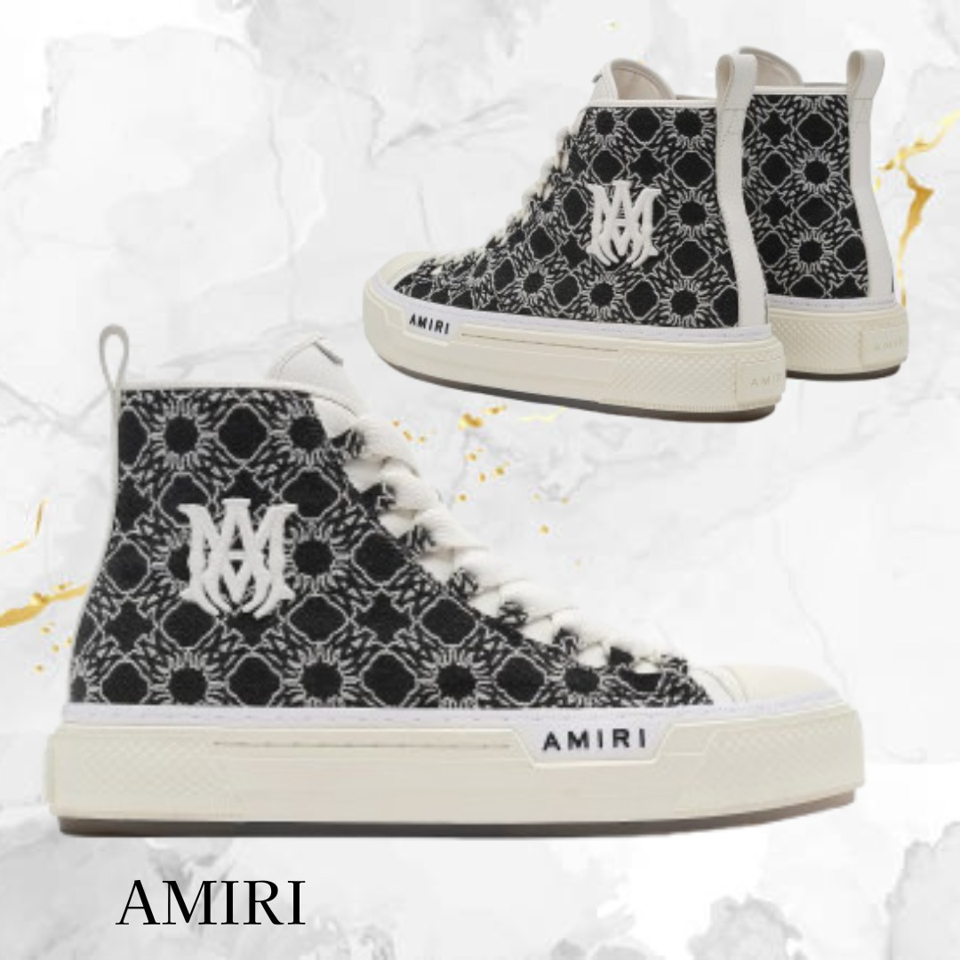 AMIRI☆MA クワッドコート ハイ ロゴ スニーカー