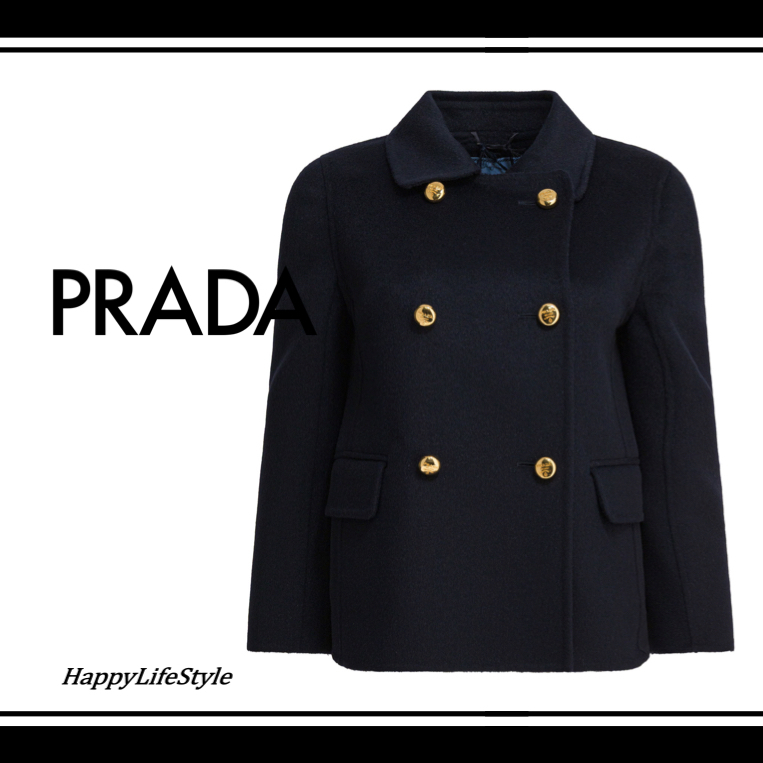 マストアイテム◇Cashgora コート◇PRADA