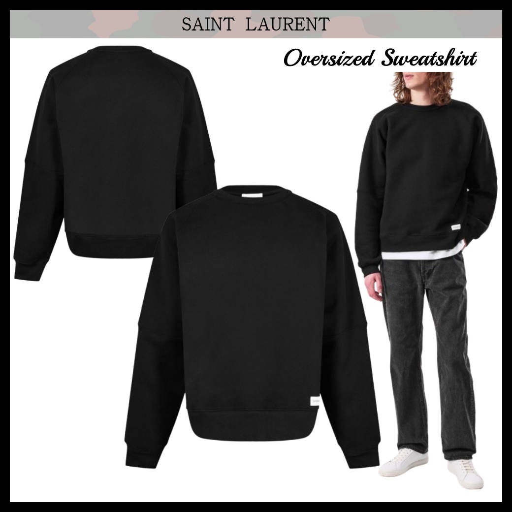 SAINT LAURENT / オーバーサイズ スウェットシャツ