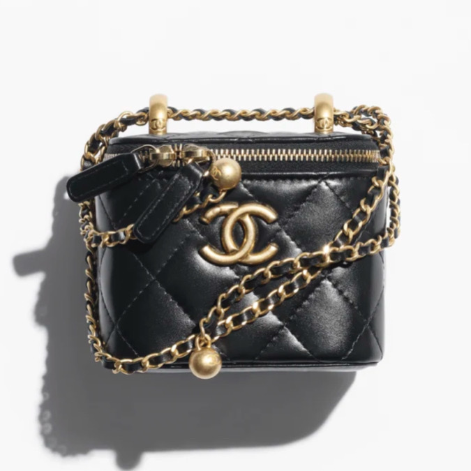 《ミニサイズで可愛い》CHANEL 25S スモール ヴァニティケース