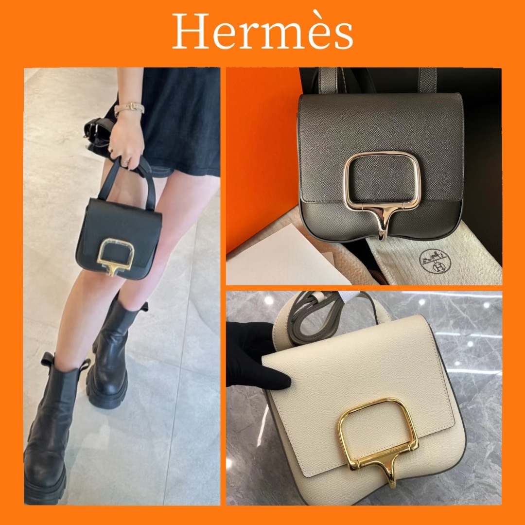 ★シンプルでオシャレ★HERMES デラ カヴァレリア ミニバッグ