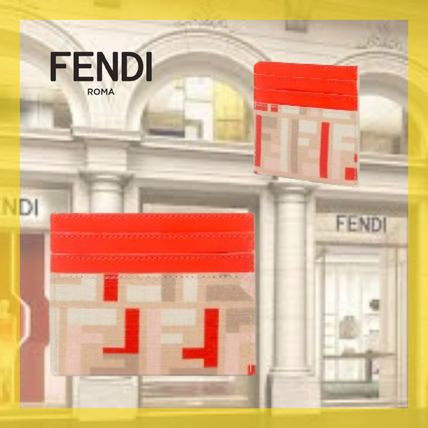 ベージュ系 FENDI(フェンディ) カードケース・名刺入れ