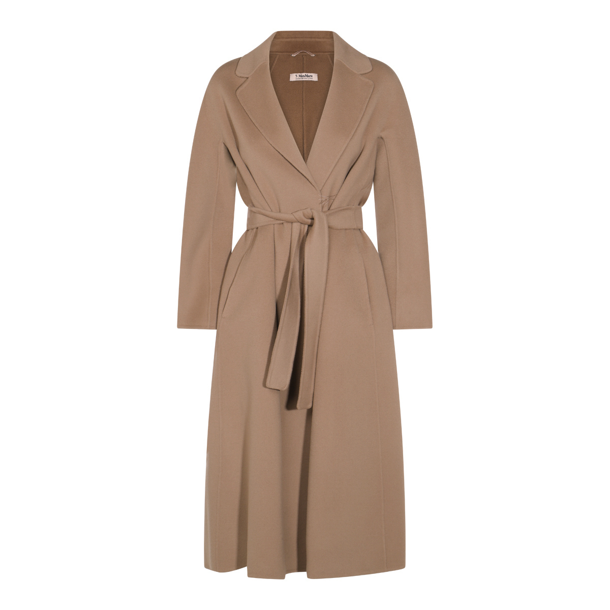コート S MAX MARA BROWN WOOL COAT