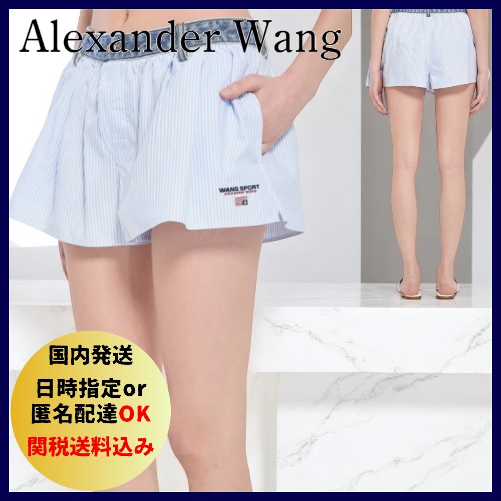 【Alexander Wang】Boxer-style shorts