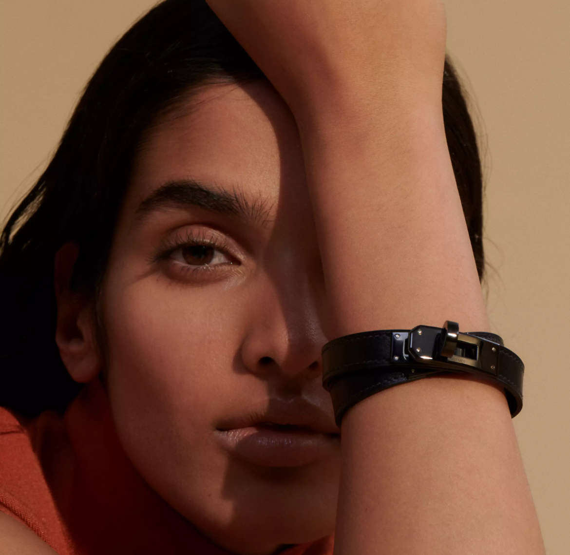 ソーブラック☆【HERMES】《ミニケリー》レザーブレスレット