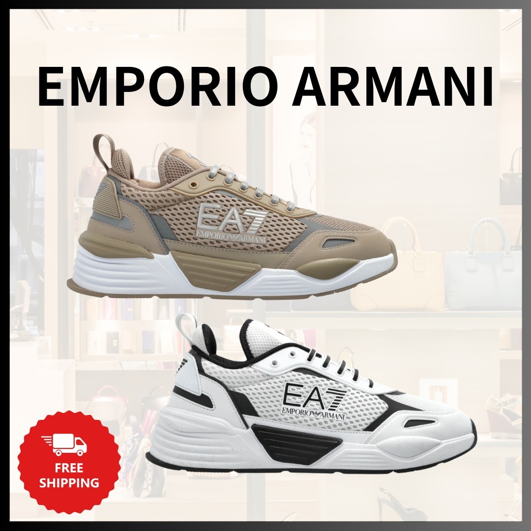 『EMPORIO ARMANI 』Ea7エースランナーメッシュパネルスニーカー