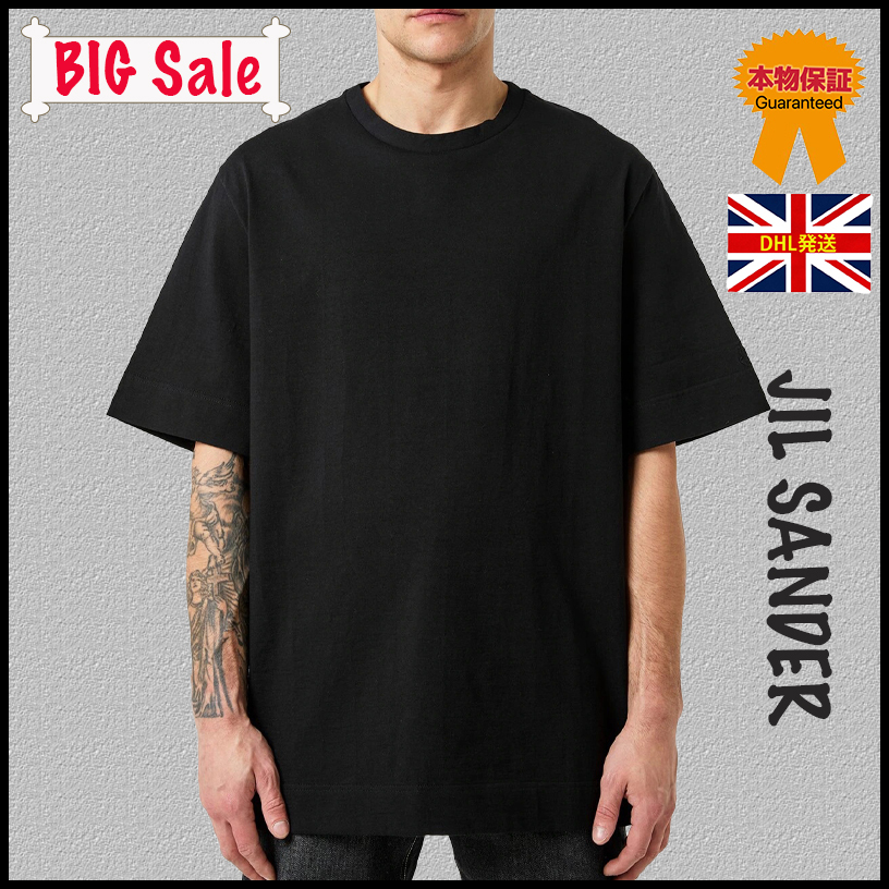 【JIL SANDER】BIG Sale★OVER-SIZED Tシャツ