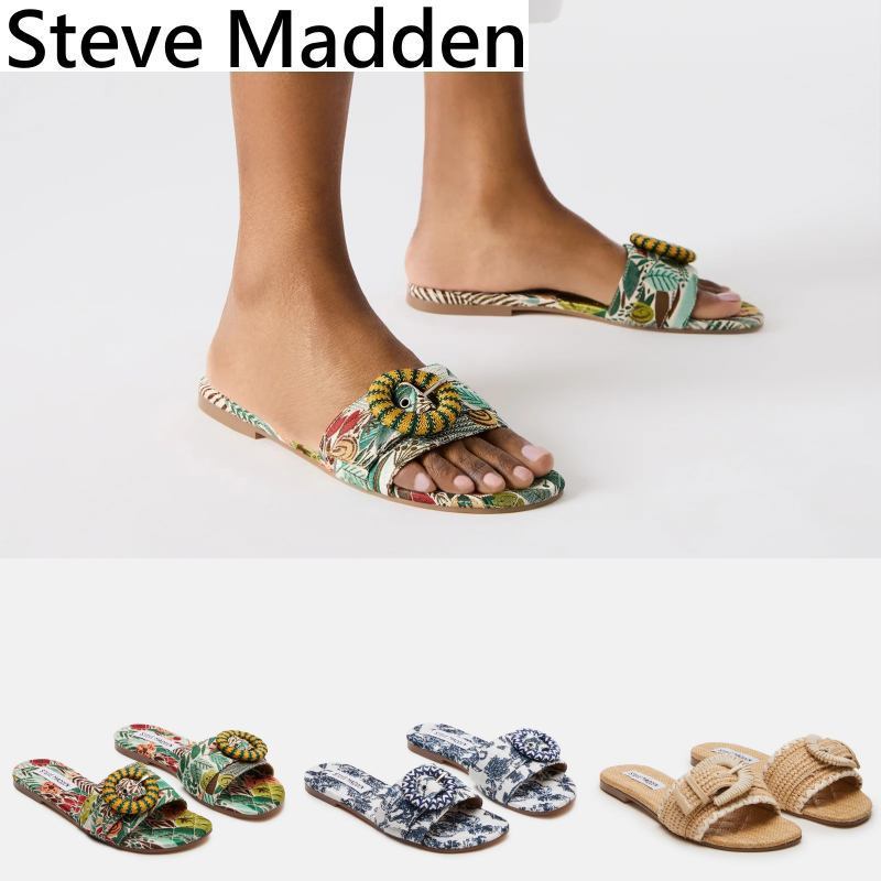 【Steve Madden】MERLAフラットスライドサンダル