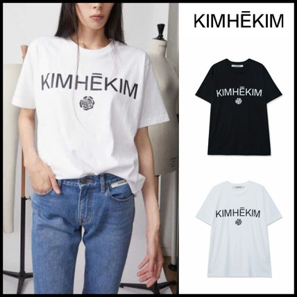 ★KIMHEKIM★Kimhekim Stamped Slim Fit T-Shirt★大人気★ Kimhekim デコラティブ Tシャツ | ブラック | FARFETCH JP