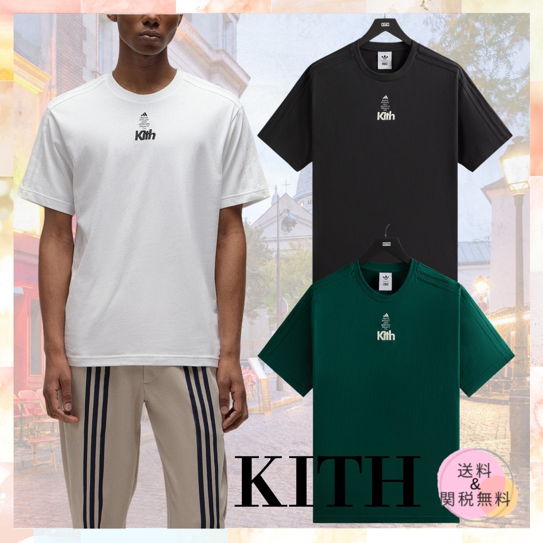 ◆Kith◆Kith×adidas★ Football 半袖 Tシャツ 送料関税込み