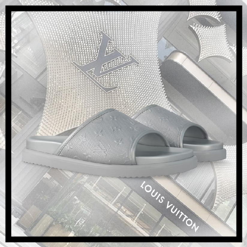 カジュアル 快適な履き心地の Louis Vuitton マイアミ ミュール