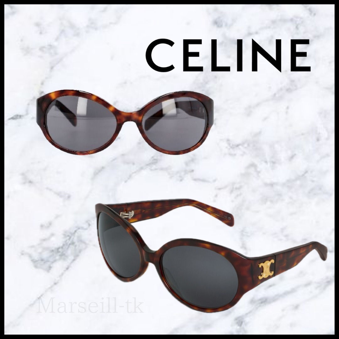 CELINE セリーヌ トリオンフ 11 アセテートサングラス 4S271CPLB