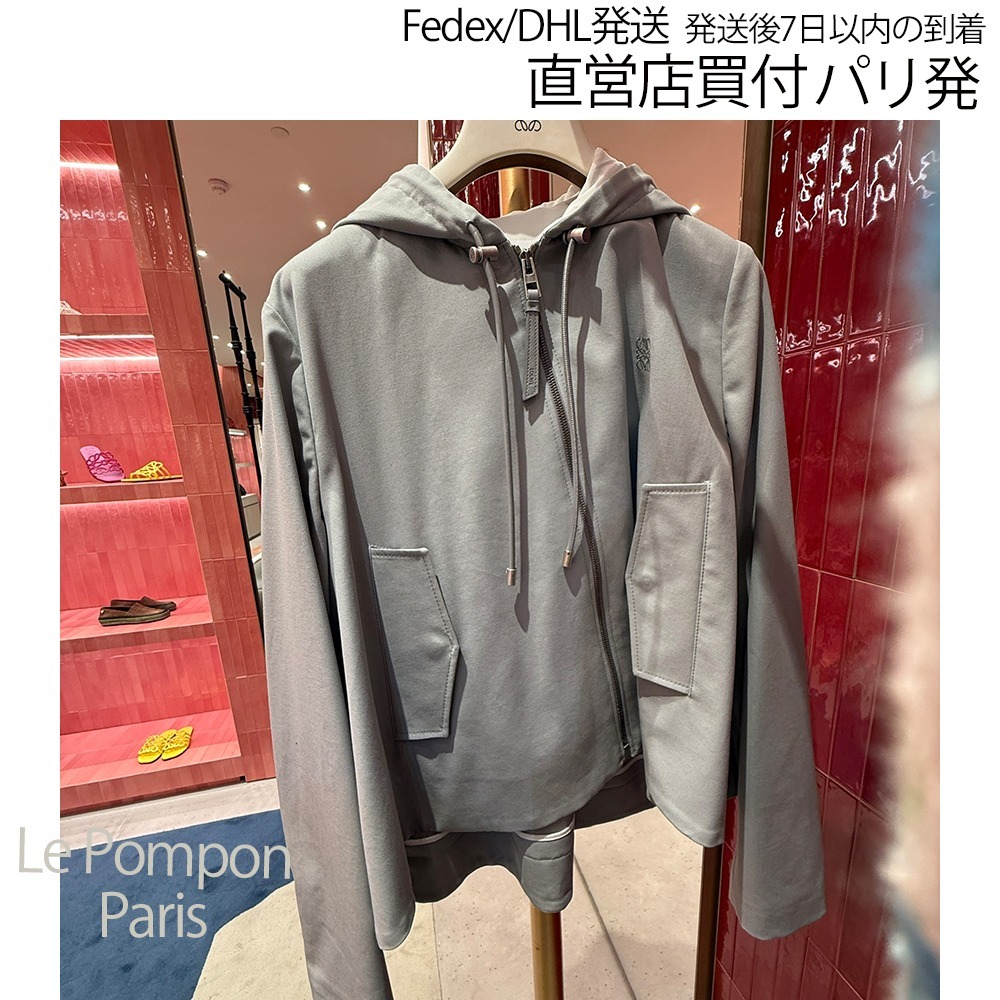 LOEWE☆フーデッド ジャケット（コットン）