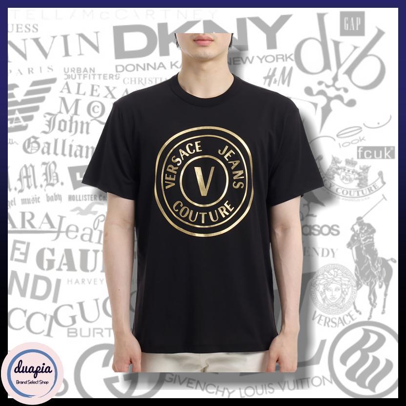 ★VERSACE★VエンブレムパッチTシャツ