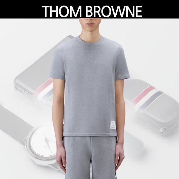 THOM BROWNE 着こなし抜群☆クラシック ピケ ストライプTシャツ