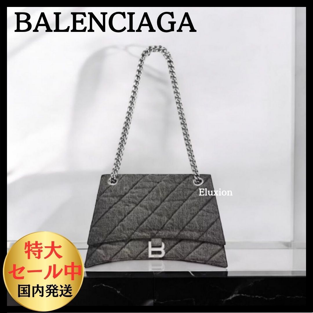 特大セール【BALENCIAGA】Crush Medium Chain Bag