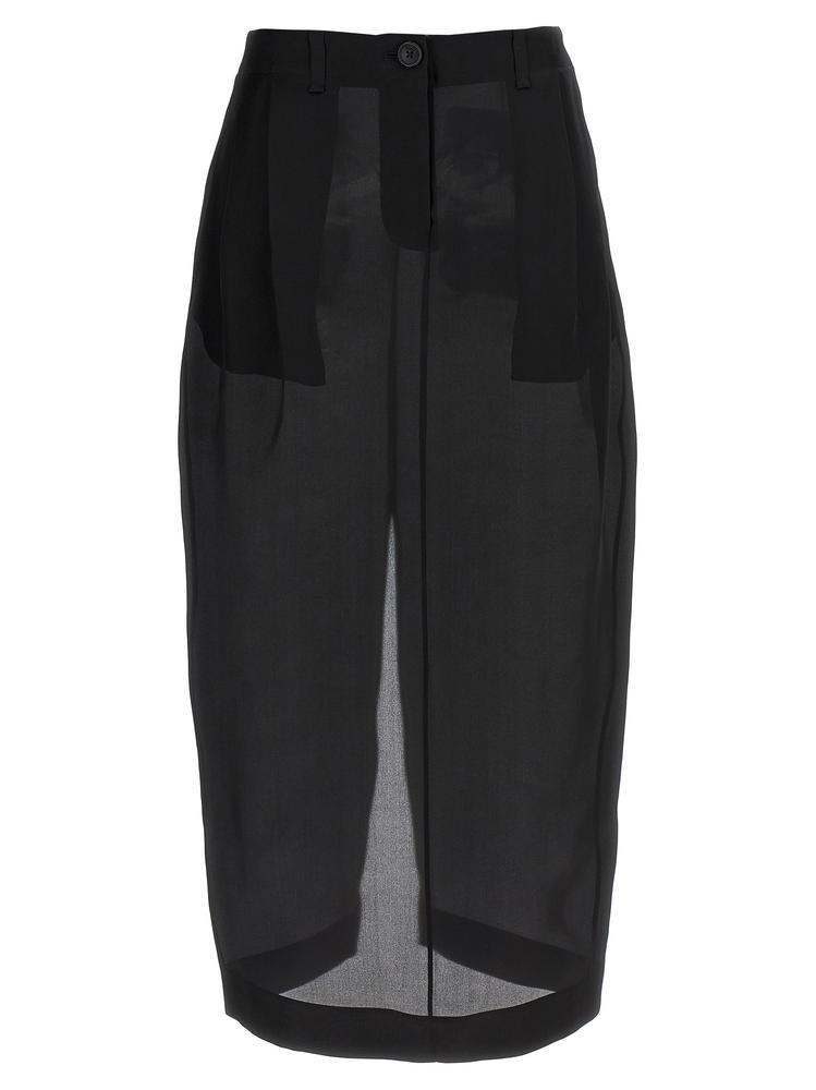 【KHAITE】 Lucian' skirt Black 41493002200
