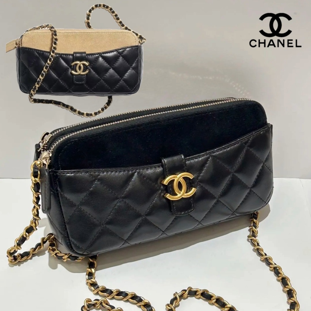 【高級感でコーデを格上げ♪】CHANEL★スマホ ホルダー