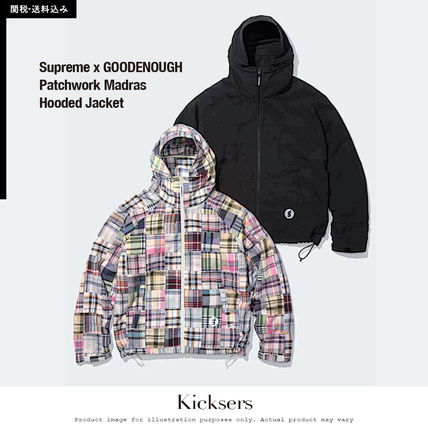 Supreme®/GOODENOUGH Patchwork Madras Hooded Jacket | Supreme
