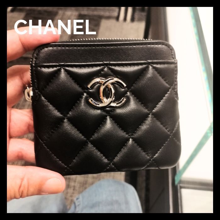 【CHANEL】シャネル コインケース 小銭入れ 黒 極上の手触り