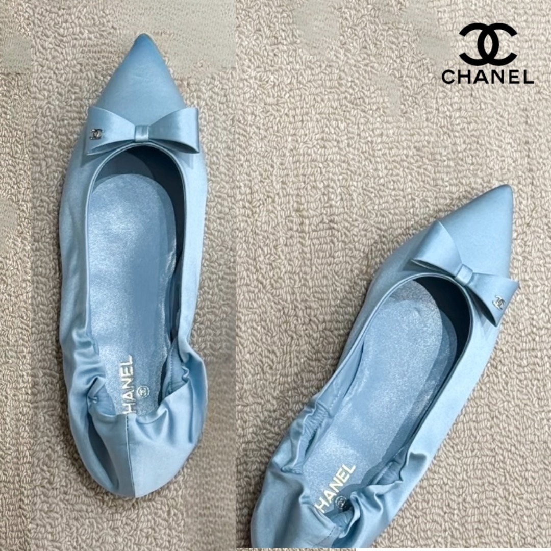 【キレイめ×大人可愛い♪】CHANEL★フラットシューズ