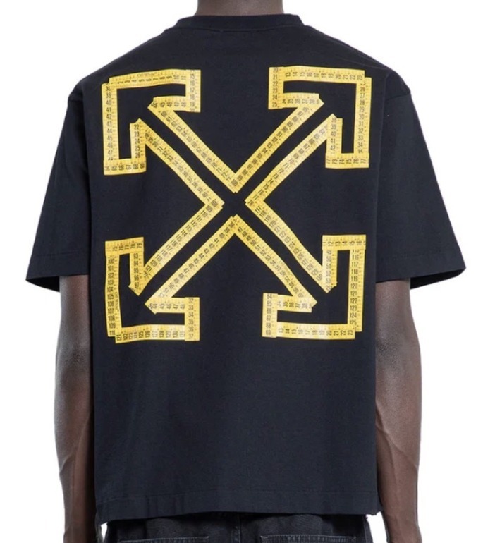 Off-White オフホワイト ロゴ入り 半袖 コットンTシャツ
